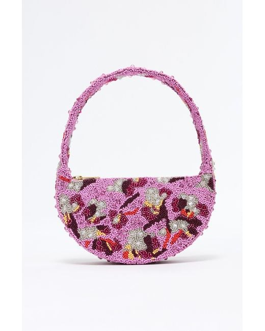 Acler Pink Bead Birch Bag