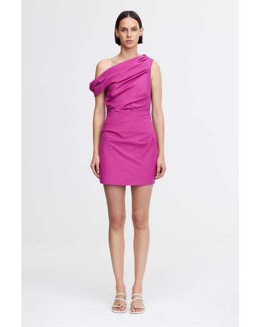 Acler Pink Bepton Mini Dress