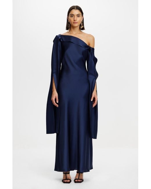 Acler Blue Linhope Maxi Dress For