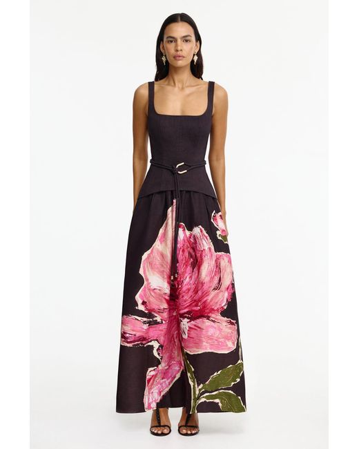 Acler Red Actonhill Maxi Dress