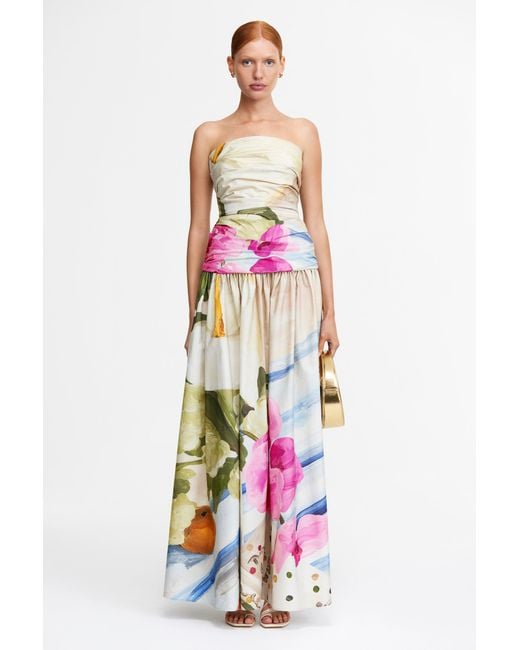 Acler White Nershall Maxi Dress