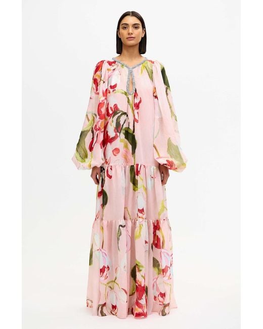 Acler Red Brosscroft Maxi Dress
