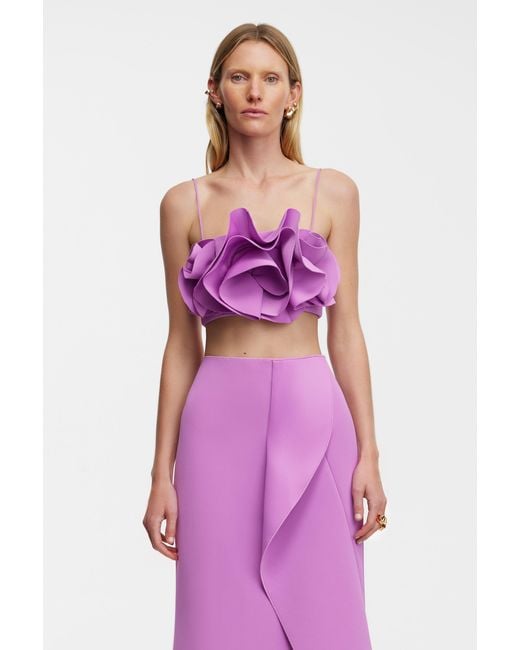Acler Purple Underwood Top
