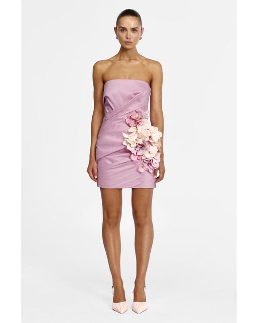 Acler Pink Keble Mini Dress