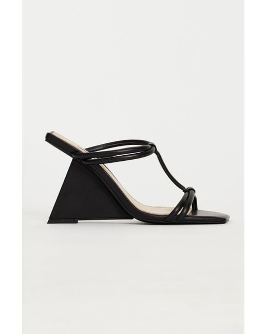 Acler Black Acler Clarkson Wedge Sandals, For