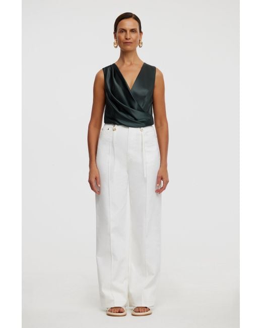 Acler White Dales Jean