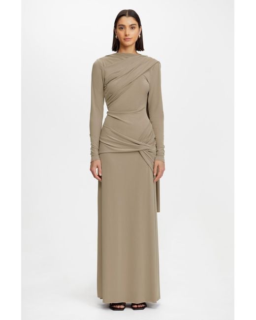 Acler Natural Maxi Dress