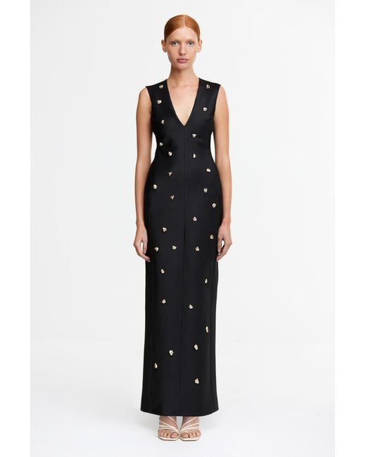 Acler Black Pattison Maxi Dress