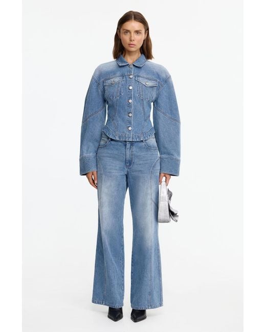Acler Blue Darmeet Jean