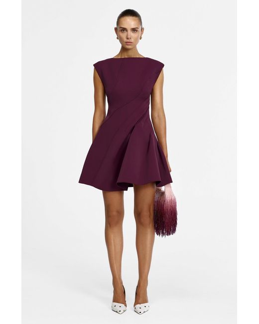 Acler Red Piddington Mini Dress