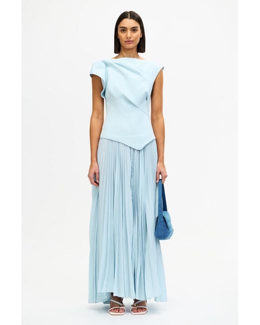 Acler Blue Midi Dress
