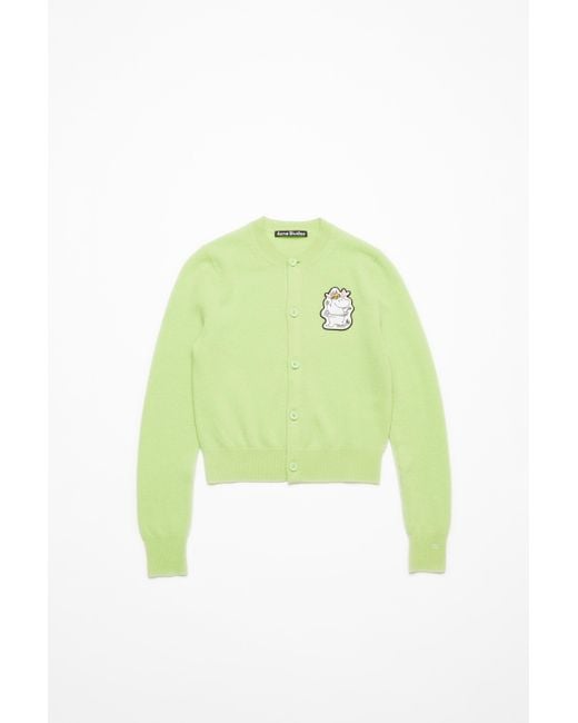 Acne Green Cadigan X Moomin