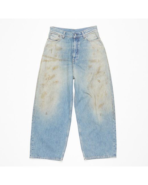 Acne Blue Loose Fit Jeans