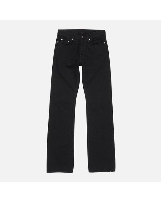 Acne Black Regular Fit Jeans - 2010m for men