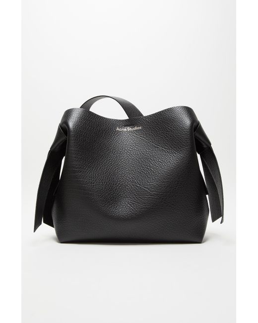 Acne Black Musubi Midi Schultertasche