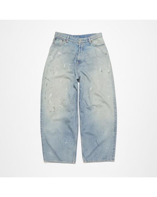 Acne Studios Men's Blue Super baggy Fit Jeans 2023m