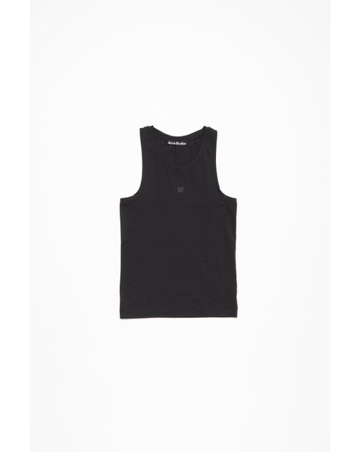 Acne Black Canotta Jersey