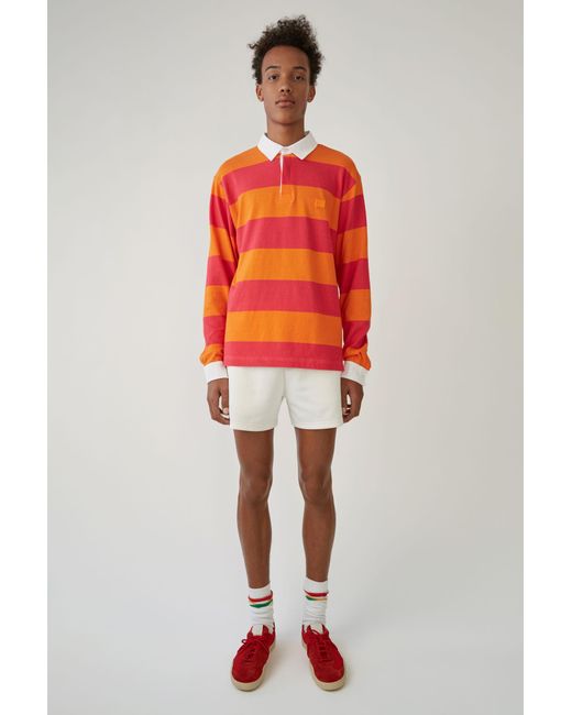 Acne Studios Cotton Rugby Shirt neon 