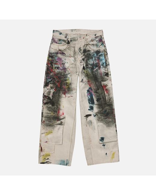 Acne Studios Women's Gray Loose Fit Jeans