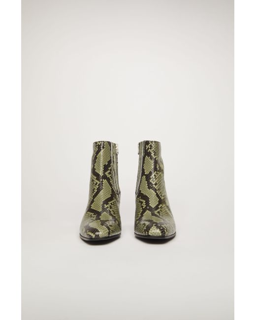 acne snake boots