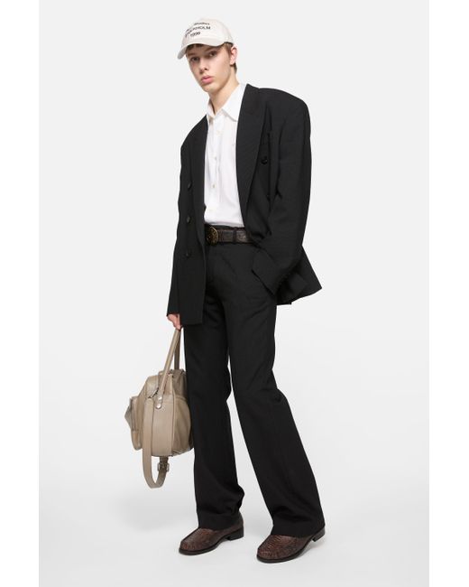 Acne Black Relaxed Fit Suit Jacket for men