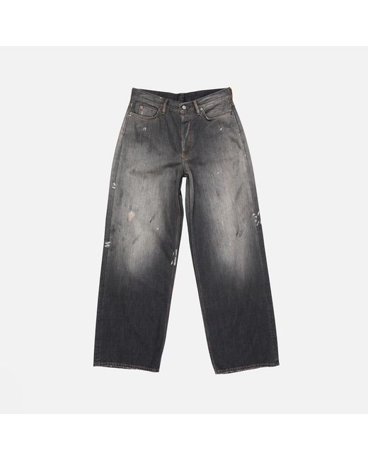 Acne Gray Loose Fit Jeans