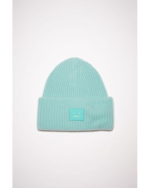 Acne Studios Wool Ribbed Knit Beanie 