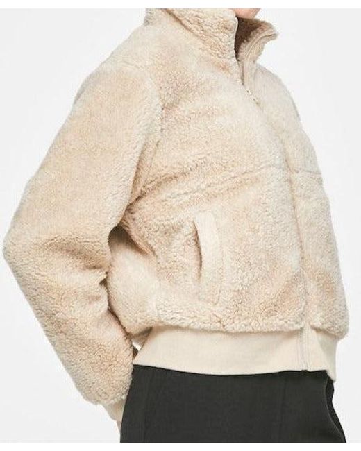 Mulawear Teddy Full Zip Fleece in Cream 