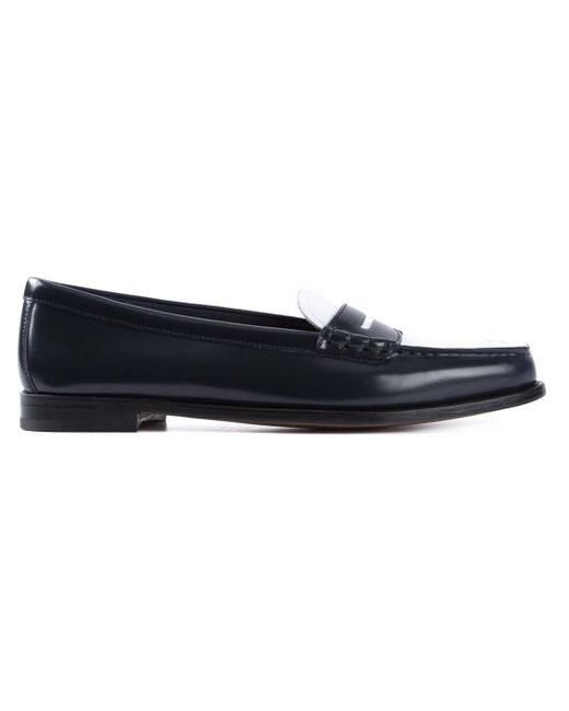 Church's Blue Two-Tone Penny Loafers
