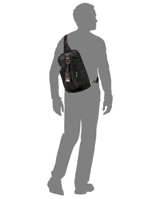 Tumi Alpha Bravo Monterey Sling Backpack in Black for Men | Lyst