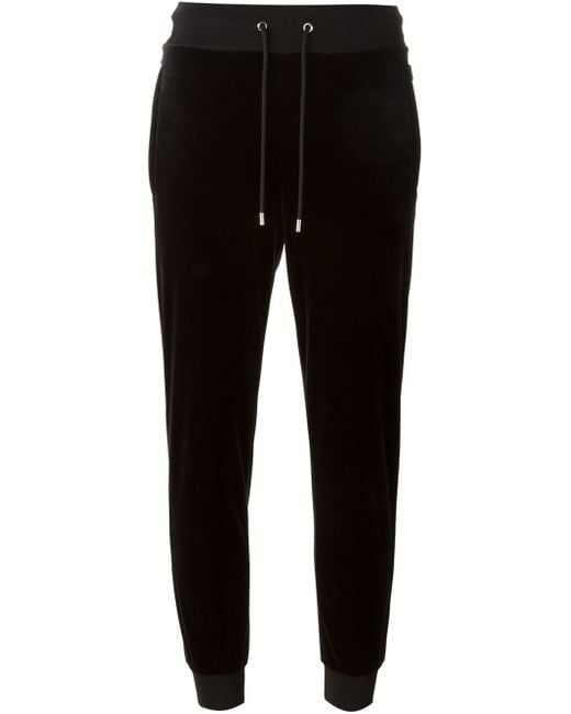 Gucci Tapered Velvet Sweatpants in 