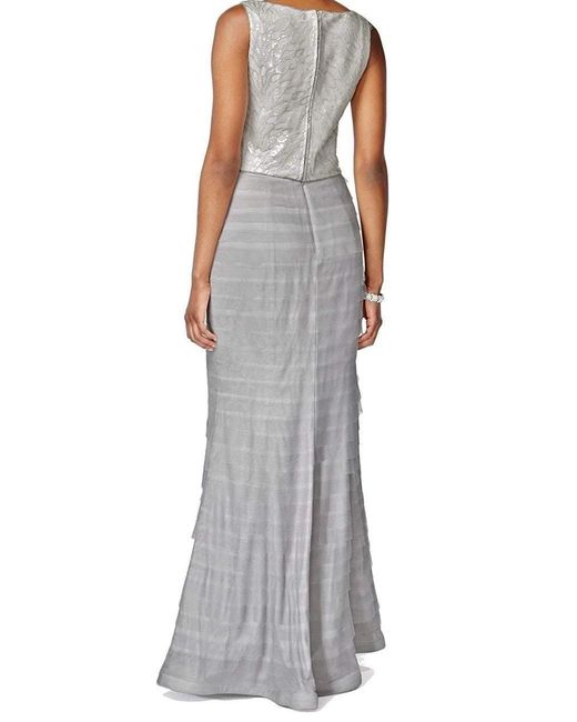 adrianna papell metallic sheath dress