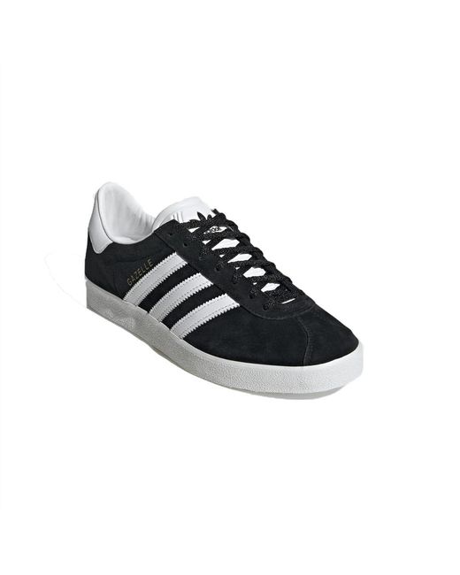 adidas Gazelle 85 Core Black white gold Metallicfz5594 for Men Lyst