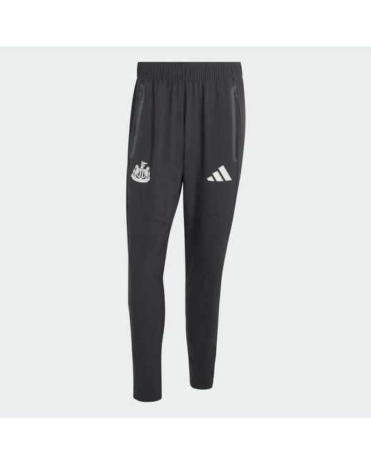 Adidas Black Newcastle United Fc Tiro Travel Tracksuit Bottoms for men