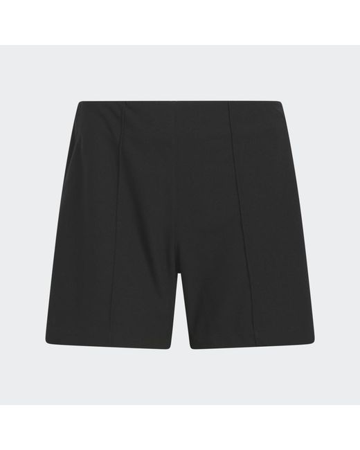 Adidas Black Pintuck 5-Inch Pull-On Golf Shorts