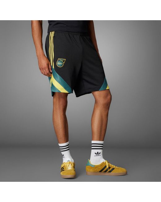 Adidas Black Jamaica Originals Shorts for men