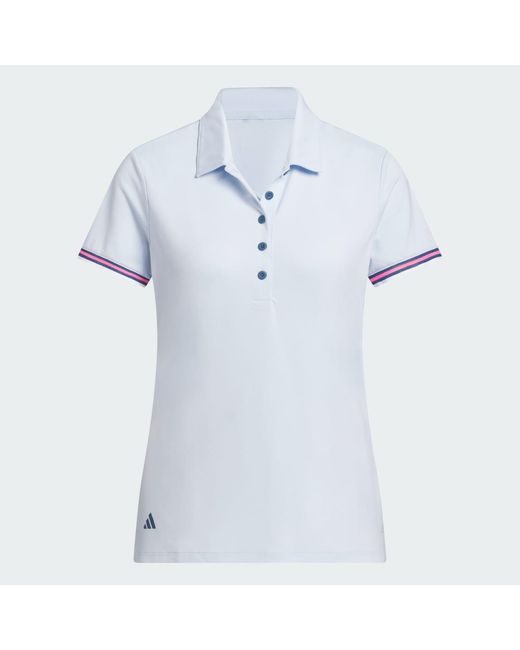 Adidas Blue Ultimate365 Short Sleeve Polo Shirt