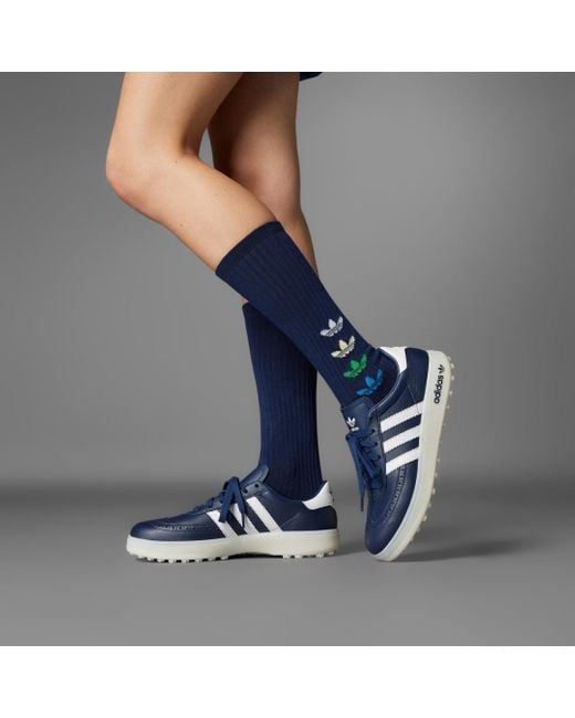 Adidas Blue Coursecup Spikeless Golf Shoes