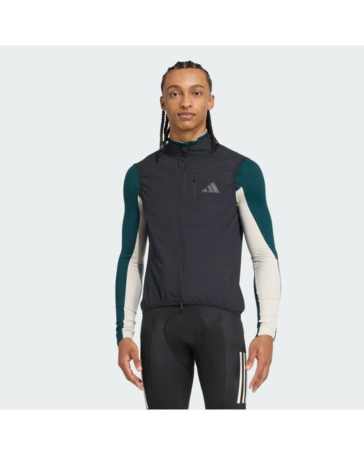 Adidas Black Essentials Windproof Gilet for men