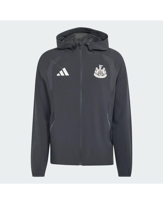 Adidas Blue Newcastle United Fc Tiro Travel Full Zip Windbreaker for men