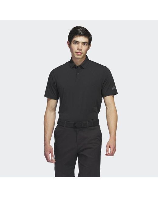Adidas Black Go-to Polo Shirt for men
