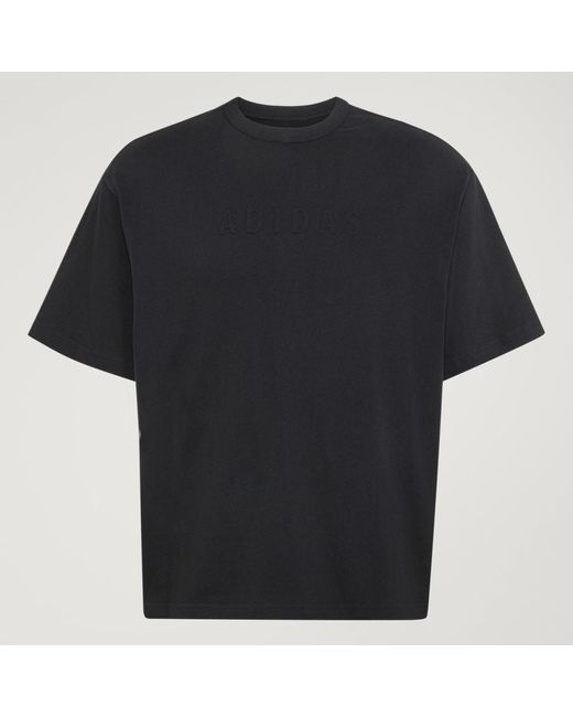 Adidas Black Soft Lux Graphic T-Shirt for men