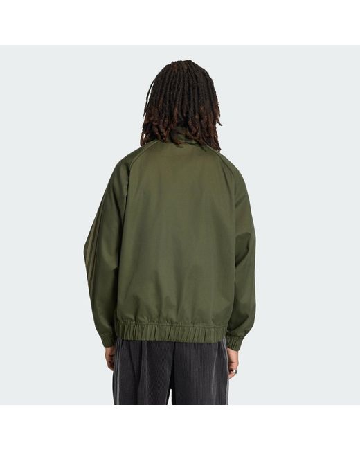 Adidas Green Sst Adicolor Classics Cotton Twill Track Top for men
