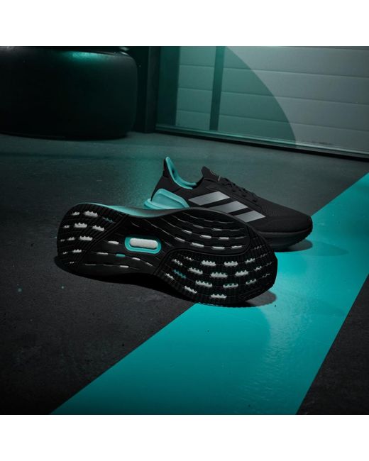 Adidas Blue Ultraboost 5 Mercedes Amg Petronas F1 Team Shoes for men