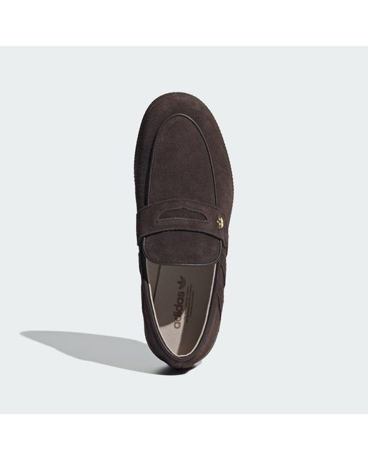 Adidas Brown Handball Spezial Loafer Shoes
