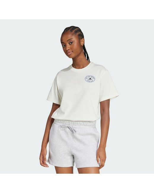 Adidas White Farmers Market Graphic T-Shirt