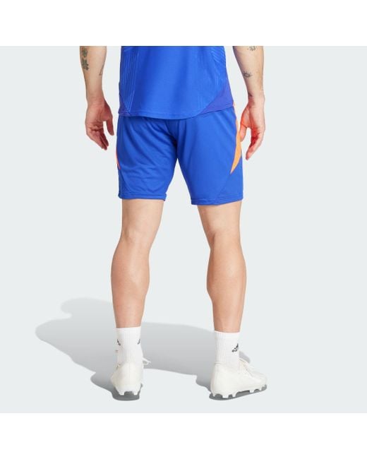 Adidas Blue Tiro 24 Pro Training Shorts for men