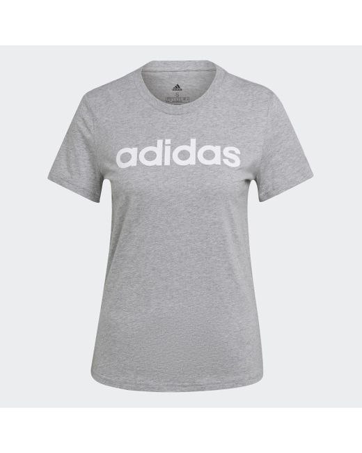 Essentials Slim Logo di Adidas in Gray