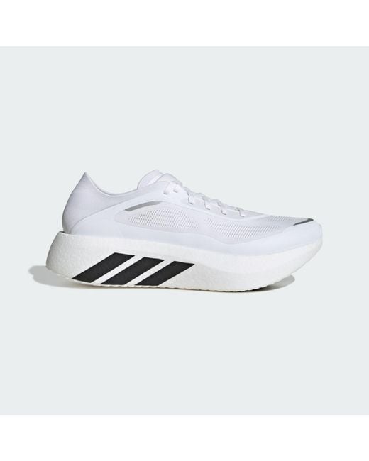 Adidas White Hyperboost Run Running Shoes for men
