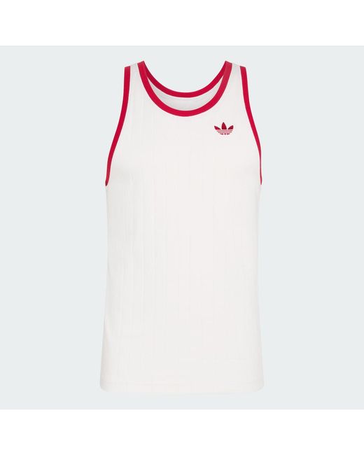 Adidas Red Drop Needle Tank Top for men